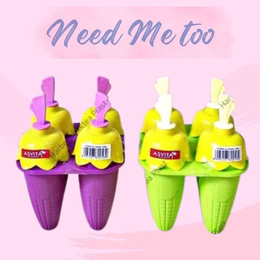 Cetakan Es Loly Jagung + Stik | Cetakan Es Lilin, Es Krim Avista