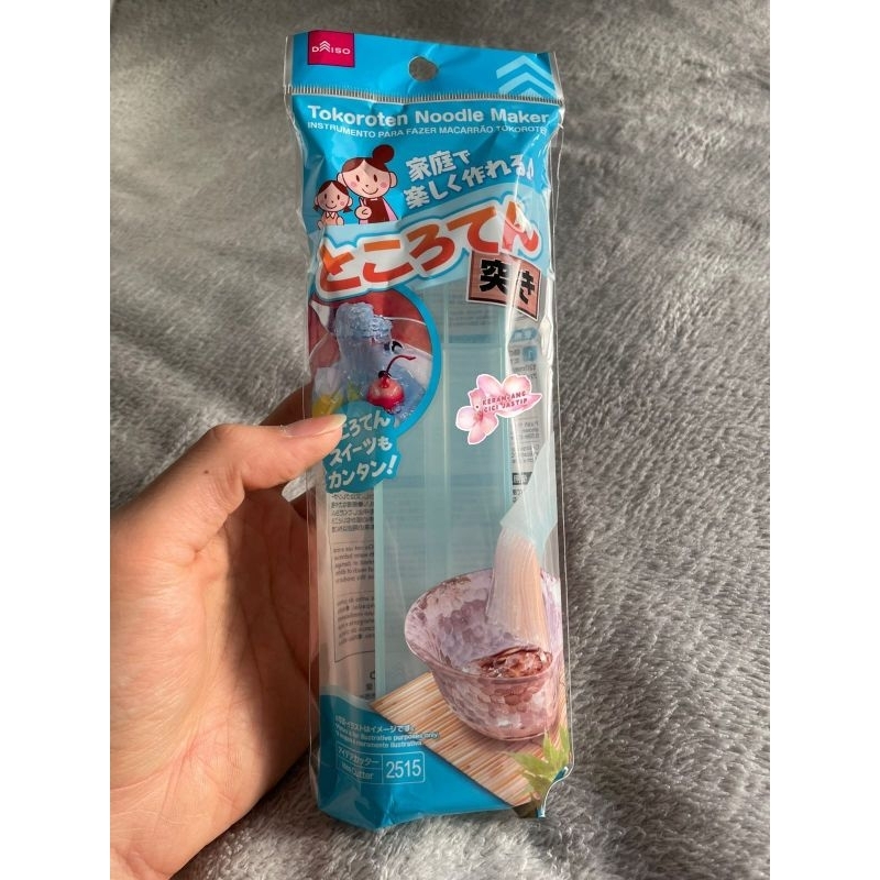 Daiso Tokoroten Noodle/Jelly Noodle/Jelly Mie Maker/ Mie Noodle Maker Daiso