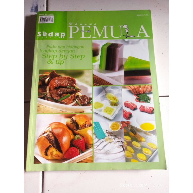 majalah sedap pemula bekas
