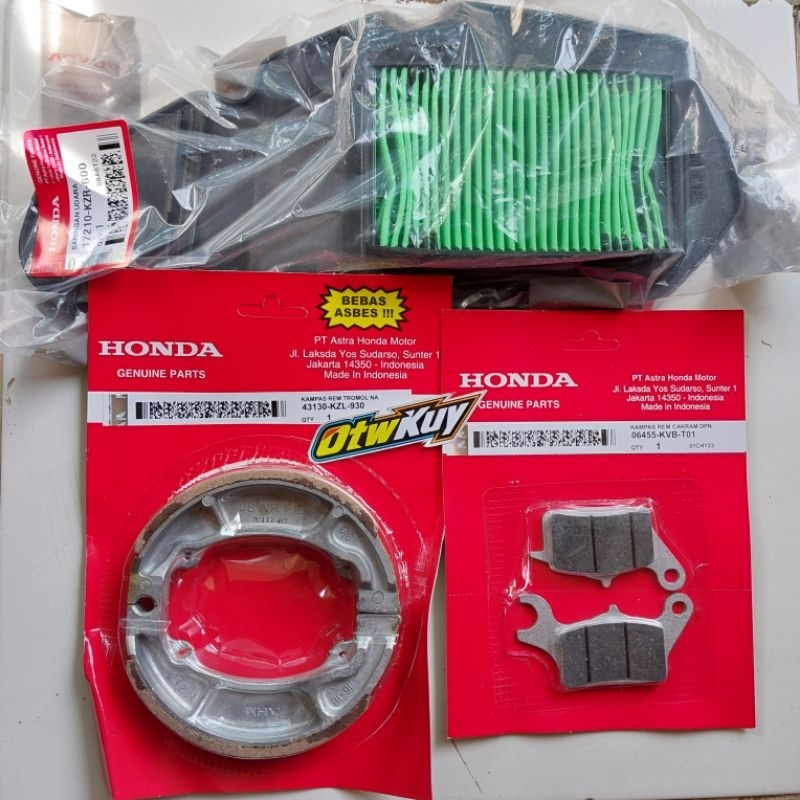 PAKET METIK Honda kampas rem vario 125 old/vario 125 led old/vario 150 led old