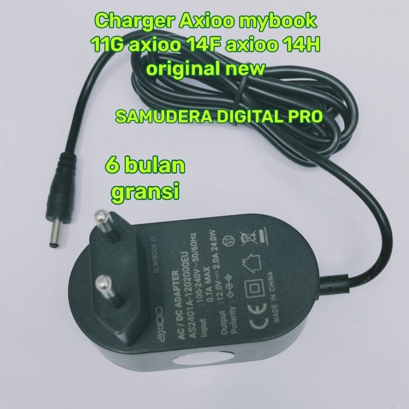 Adaptor/charge laptop axioo mybook 11G axioo mybook 14F Axioo mybook 14H  12V2.0A original
