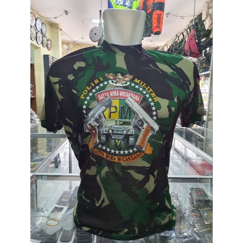 kaos POLISI MILITER | kaos loreng PM | kaos oblong loreng PM | kaos dalam loreng PM |kaos PM