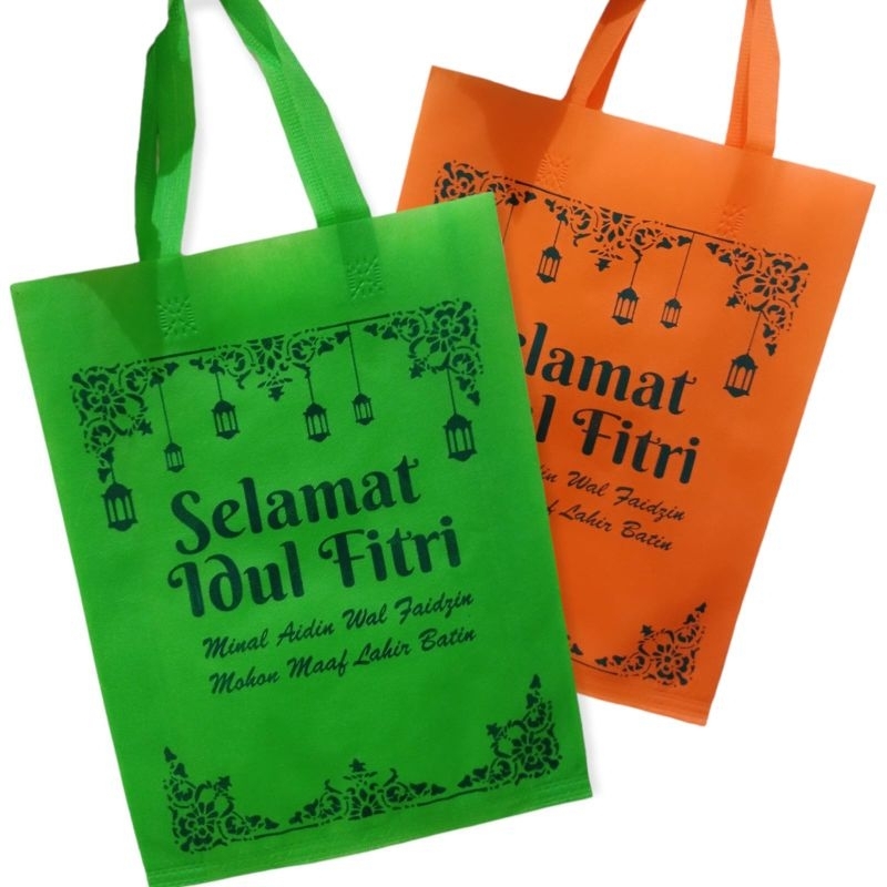 

Tas Idul Fitri HSH Press Lipat Samping bahan tebal 75 gsm