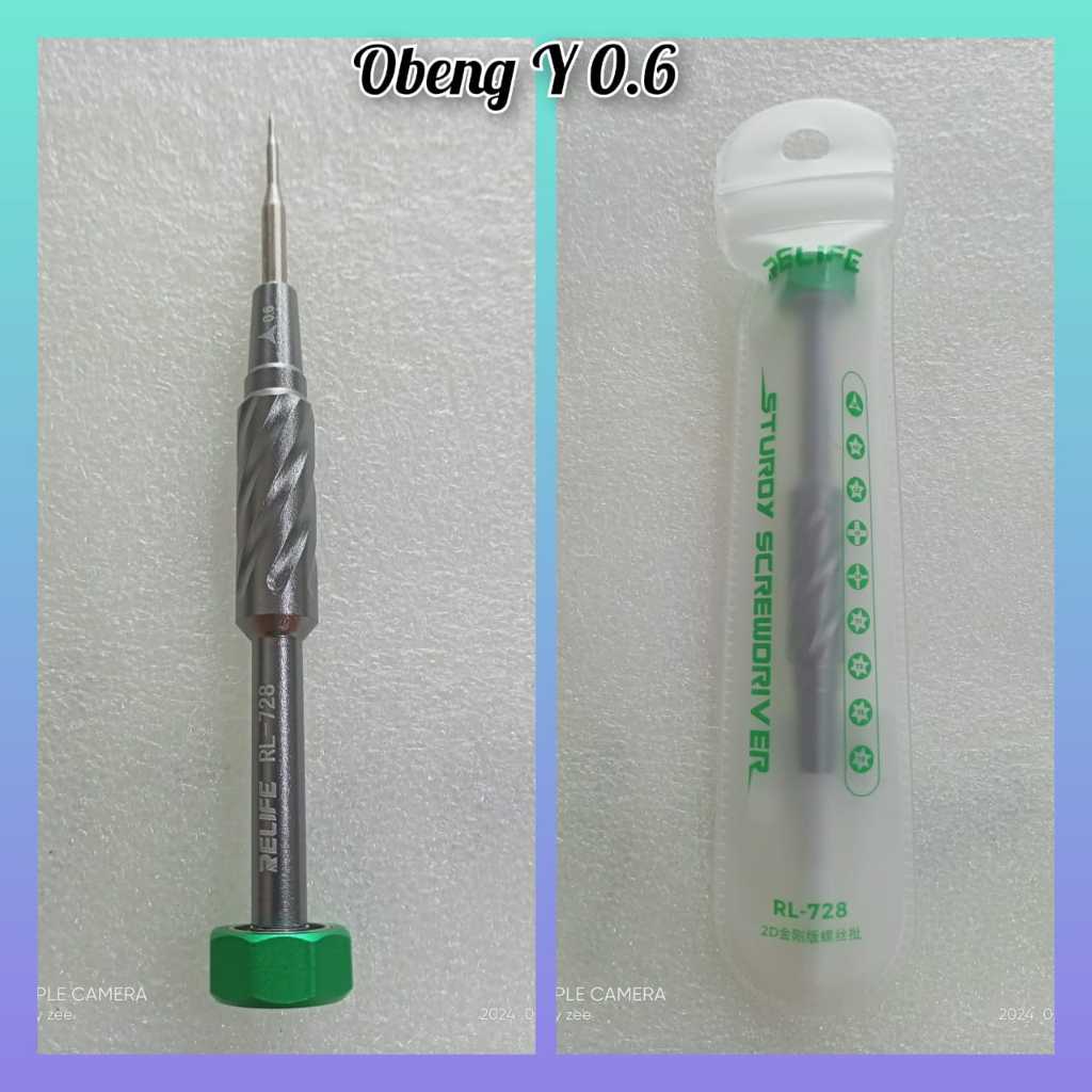 Obeng Satuan Relife RL-728 Obeng Mata (Y) 0.6 Obeng RL728 Mata (Y) 0.6