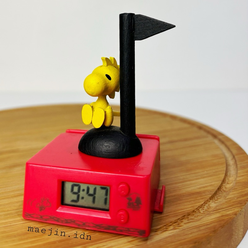 WOODSTOCK SNOOPY Mini Clock Jam Meja