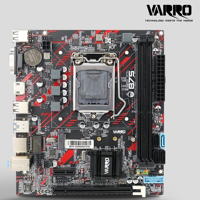 Motherboard Varro H61 Plus LGA 1155 Mainboard H61+/B75 Varro USB 3.0 Socket 1155 MOBO Intel LGA1155