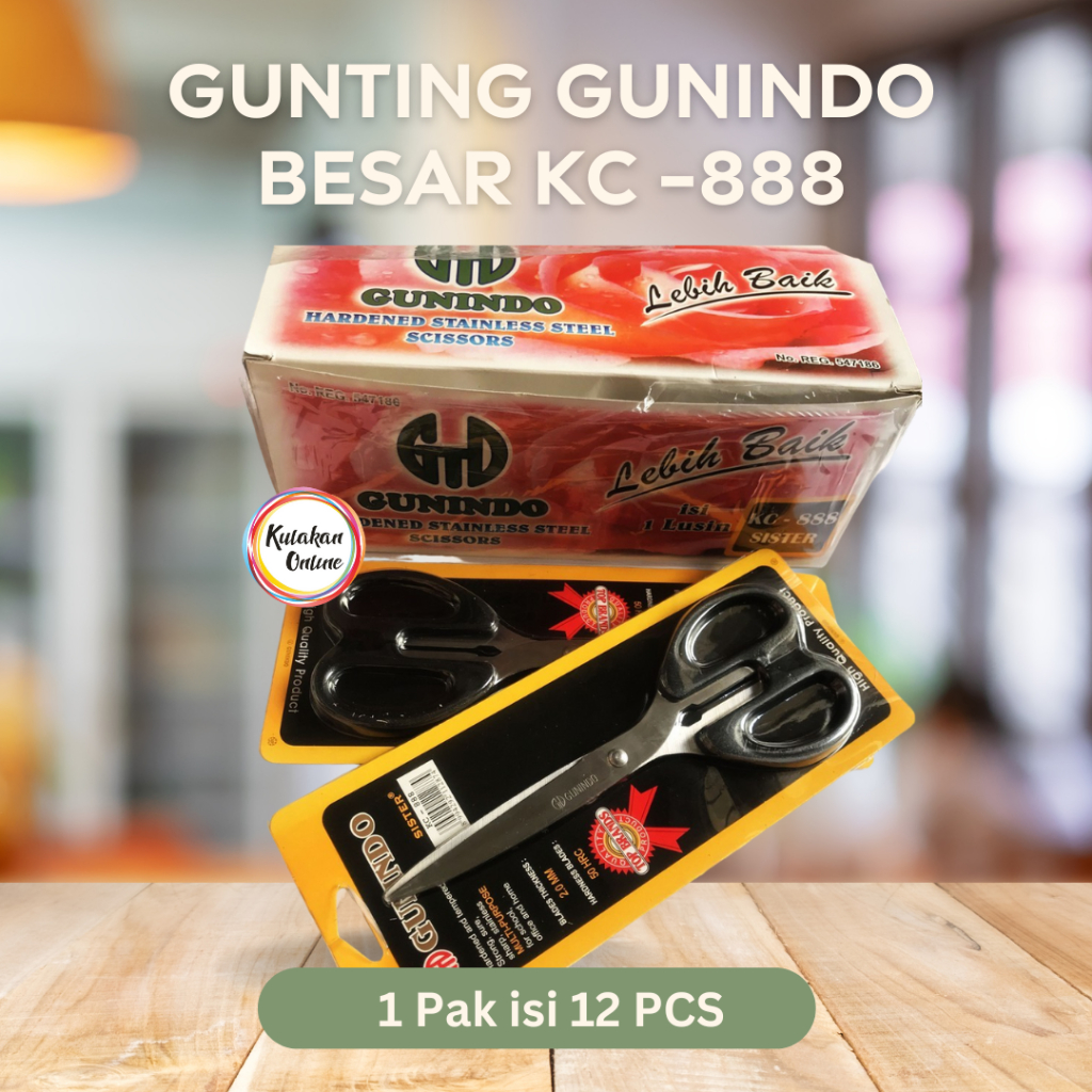 

Gunting Gunindo Besar KC-888 (1 Lusin)