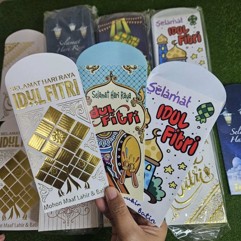 

ITSHOPING - Exclusive Terbaru 1Pak Amplop Hari Raya Idul Fitri / Angpau Lebaran Isi 50 Lembar Amplop Thr Idul Fitri Poli Ukuran L Mewah Premium