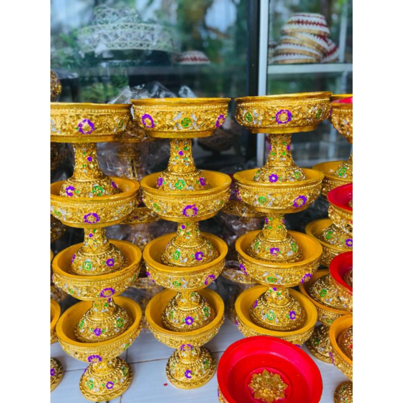 dulang meja fiber mini 20cm