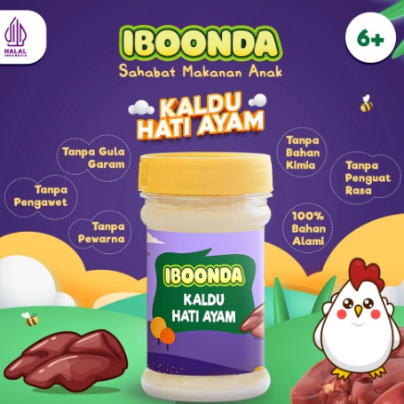 QPG321 TERBARU IBOONDA Kaldu MPASI Kaldu Bayi Non MSG Non Gulgar kaldu bb booster penambah berat bad