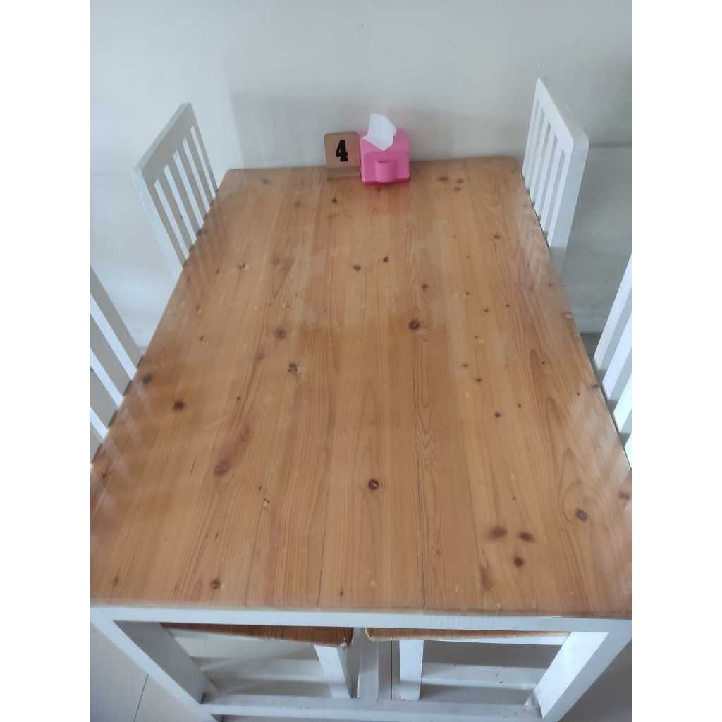 Meja Kayu Bekas 1 Set