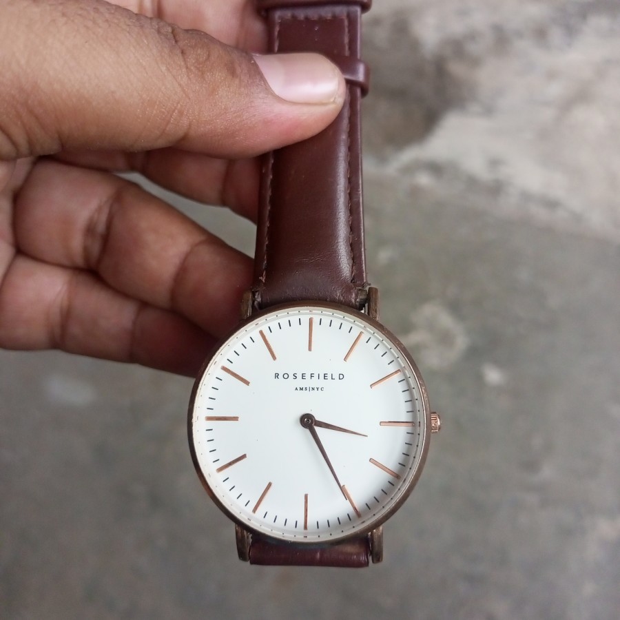 Rosefield. AMS|NYC. Rosegold. Dress watch. Unsecond.