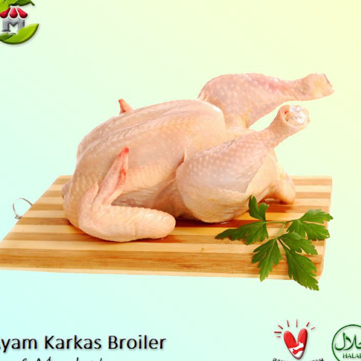 

V44859 Ayam Karkas Broiler Ayam Potong Utuh 51 Kg Per Ekor