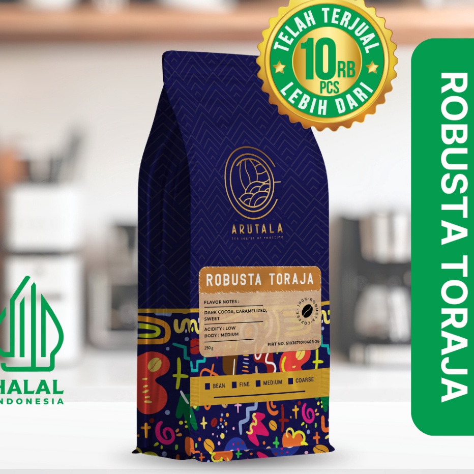 

PALING AMPUH ARUTALA Kopi Toraja Rantebua Robusta Coffee Indonesia 2 gr