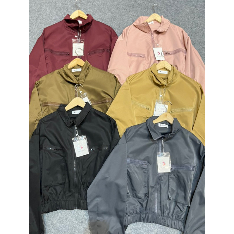 JACKET PARASUT CROP CHINA