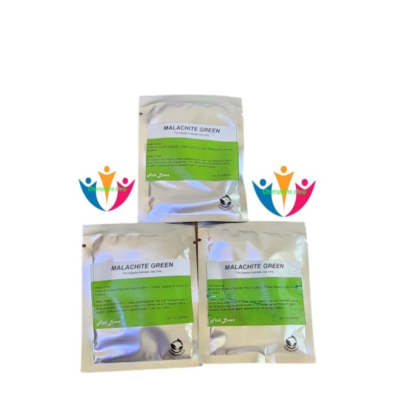 Malachite Green 5 Gram Obat Jamur Ikan Hias