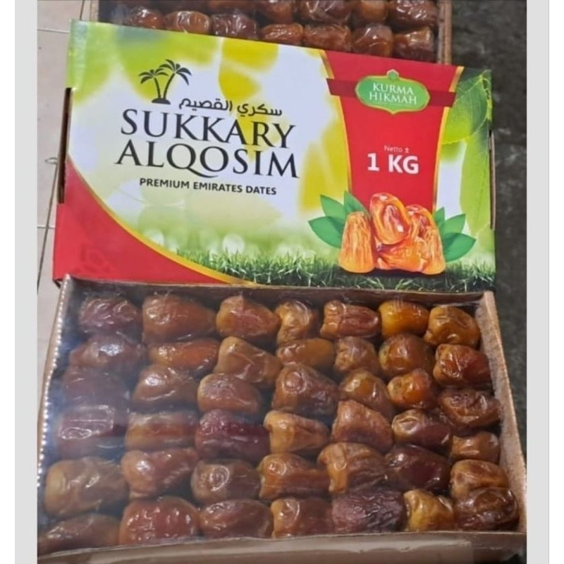 

Kurma Hikmah Sukkary Alqosim 1 kg - Empuk dan Lezat