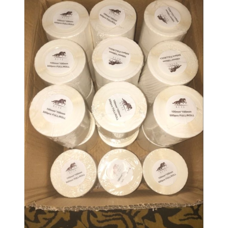 

SKX269 Ready Stok STIKER THERMAL 1X1 ISI 5PCSROLL BECODE 1X1 LEBEL STIKER THERMAL 1X1