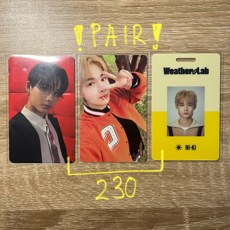 [BOOKED] TAKE ALL ONLY — OFFICIAL PHOTOCARD NI-KI SENSEI ENHYPEN