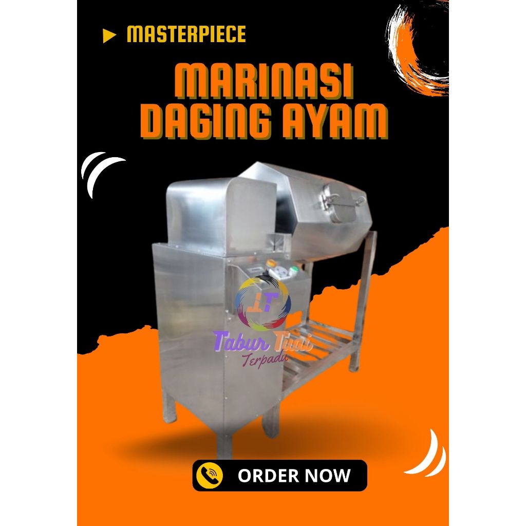 Mesin Marinasi Ayam - Marinasi Daging 10kg/Proses