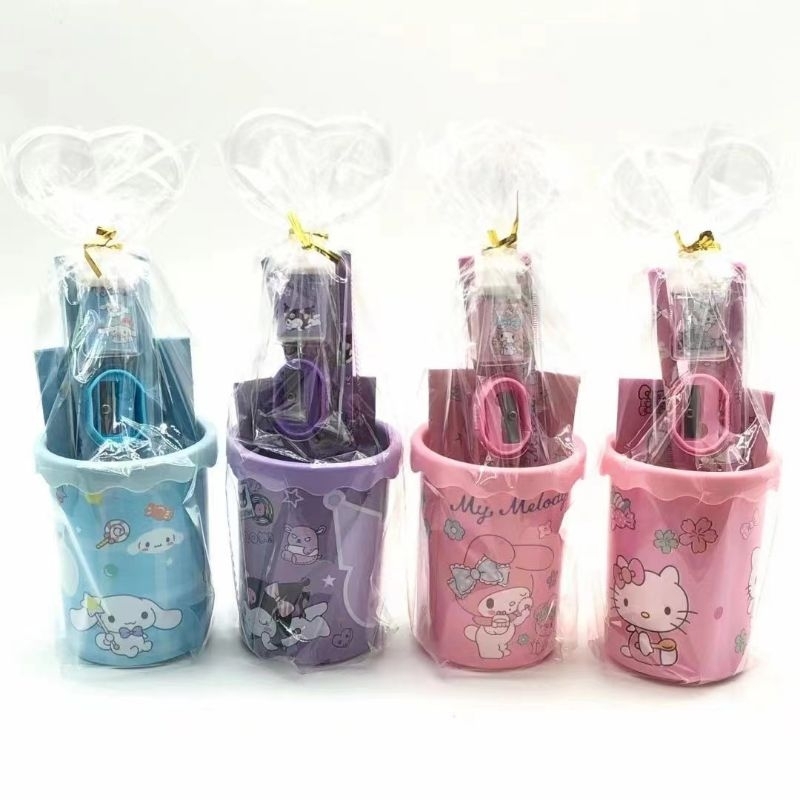 

Set Tempat Pena Sanrio Pen Holder Melody Kuromi Cinnamorol Alat Tulis