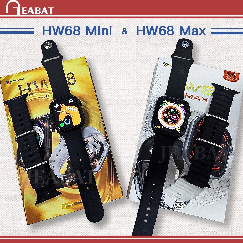 TERBARU GaransiIWO ORI HW68MiniHW68MaxHW12HW16HW18HW19HW22 SERIES 8 SmartWatch Bluetooth Call Sport 