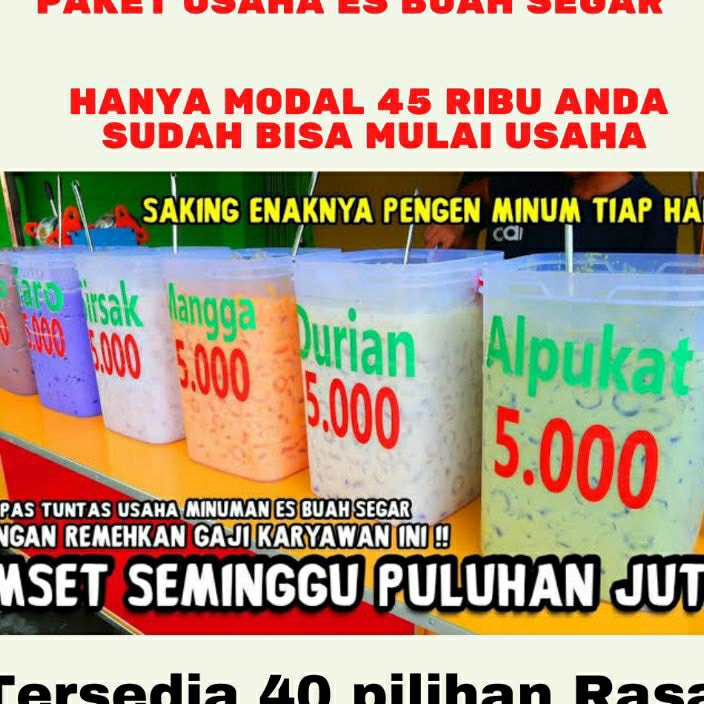

Terlaris PAKET BUBUK MINUMAN ES BUAH SEGAR VIRAL 1 KG BUBUK MINUMAN ANEKA RASA 1 KG BUBUK MINUMAN BOBA MINUMAN BUBUK KILOAN BUBUK MINUMAN POWDER DRINK BUBUK MINUMAN KEKINIAN ANEKA RASA SERBUK MINUMAN RASA RASA ES GAYUNG ES KOBOK ES AQUARIU
