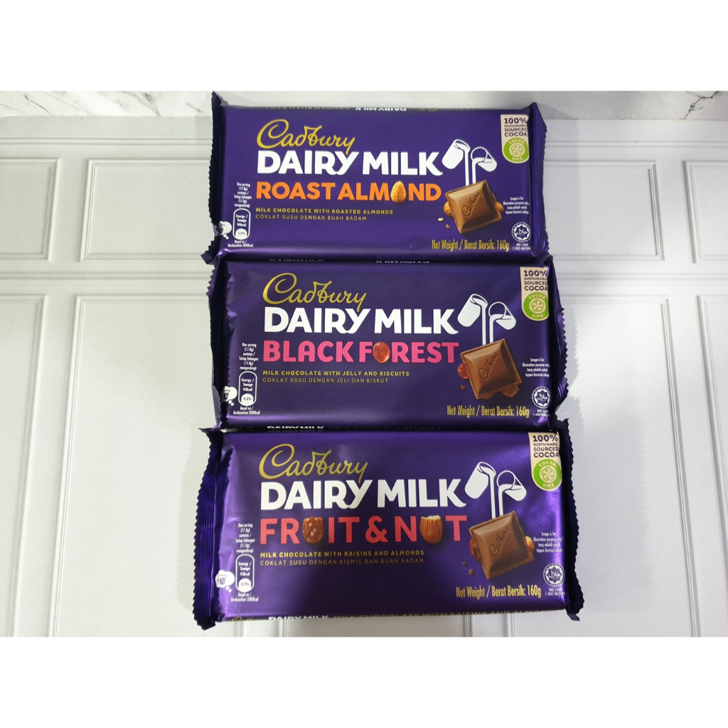 

COKLAT CADBURY DAIRY MILIK 3 VARIAN RASA MALAYSIA