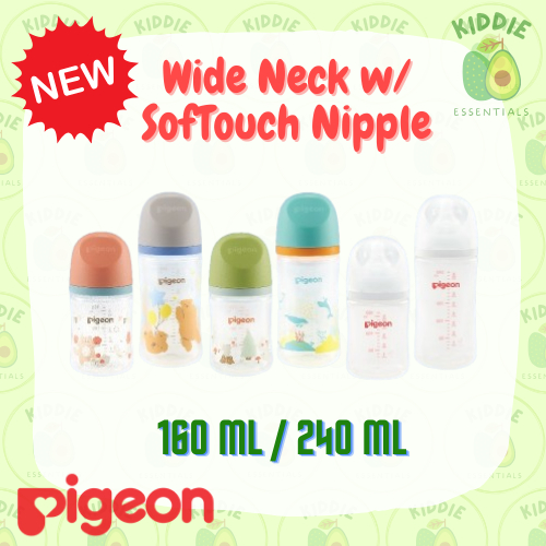 BARU - PIGEON Botol Susu Bayi Wide Neck SofTouch Nipple BPP 160 mL 240 mL