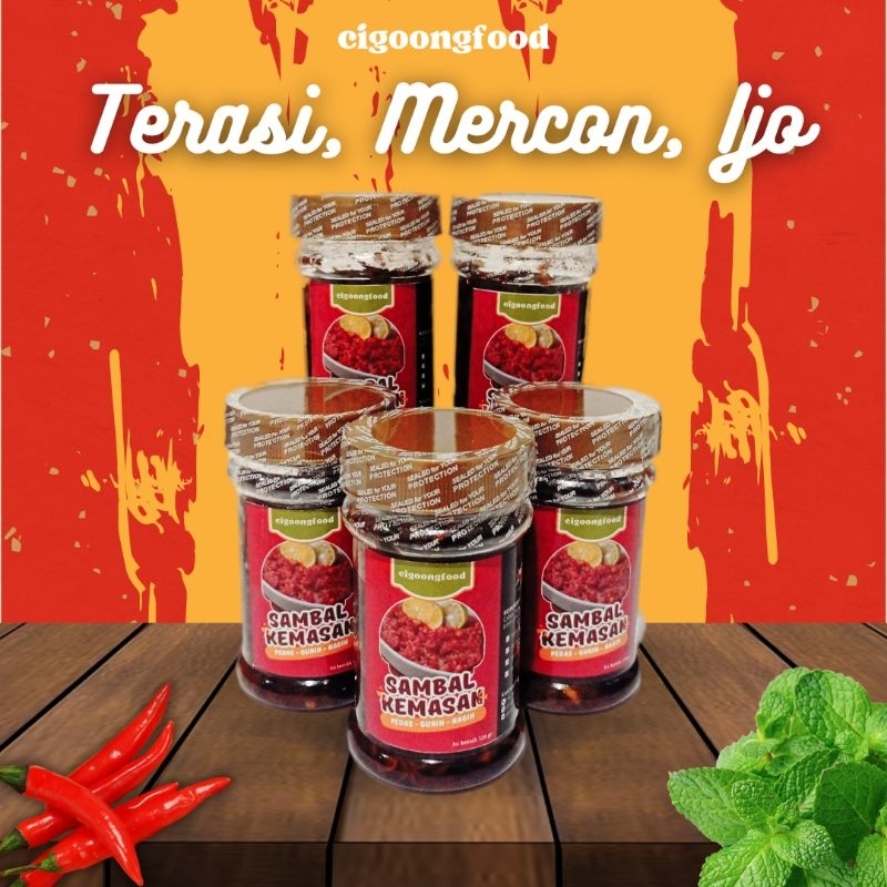 

Sambal Kemasan Subang (Sambal Terasi, Sambal Hejo, Sambal Mercon)