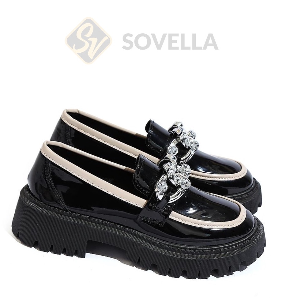 Top Sale SOVELLA Loris Sepatu Wanita Pantofel Kerja Hitam