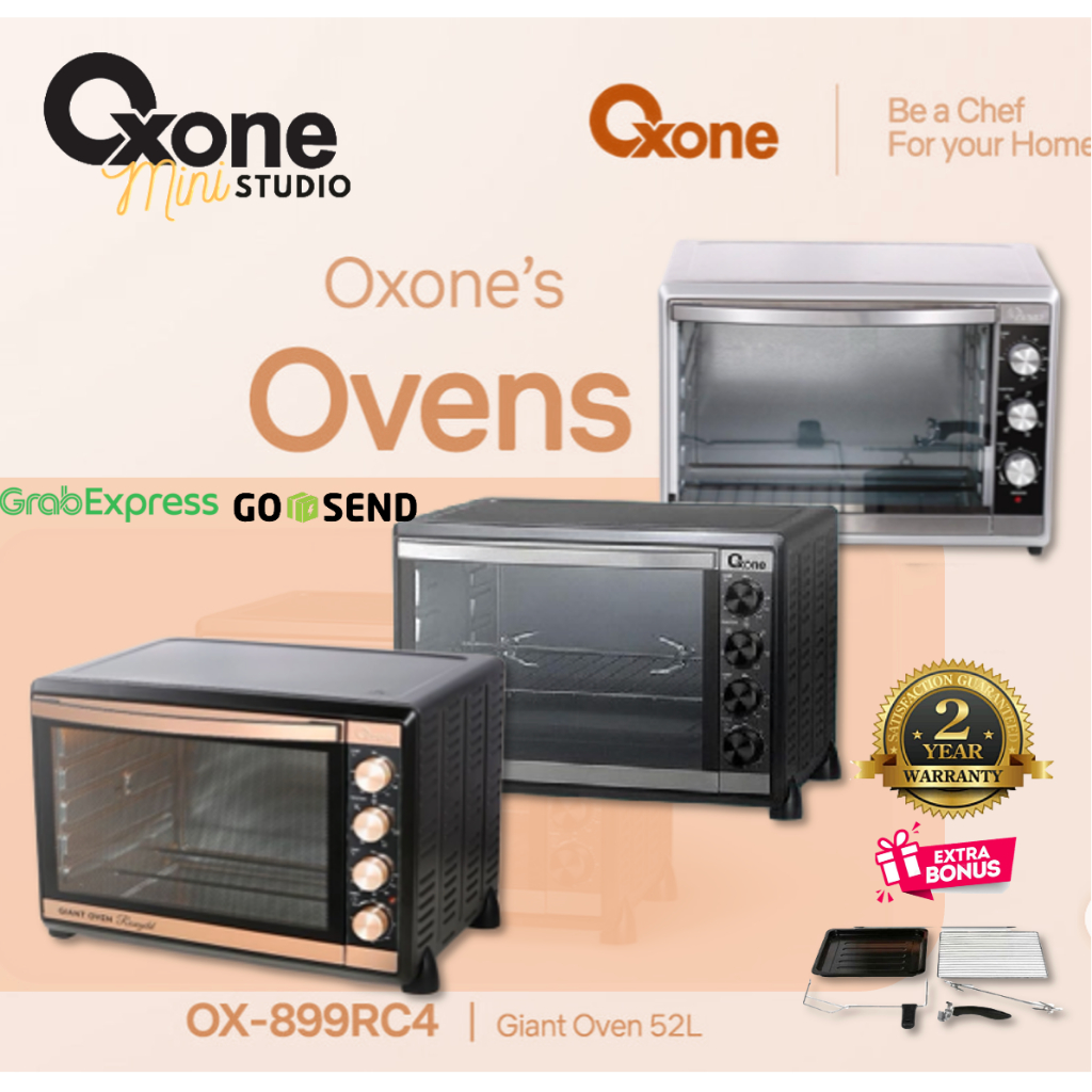 Oxone OX-899RC Oven Listrik 52L - Hitam