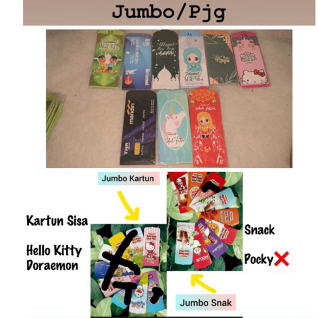 

AMPLOP LEBARAN JUMBO/PJG GLOSSY 1pak Isi 10pcs BEBAS PILIH GAMBAR VIA KOMENTAR/CHAT