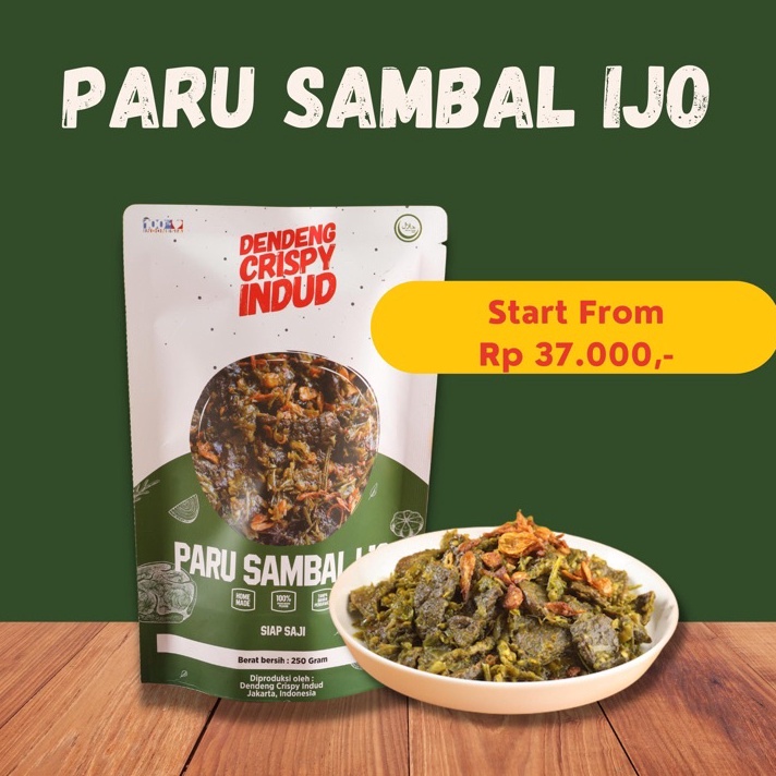 

Stok terbaru Paru Sambal Ijo Indud 125 Gram 25 Gram