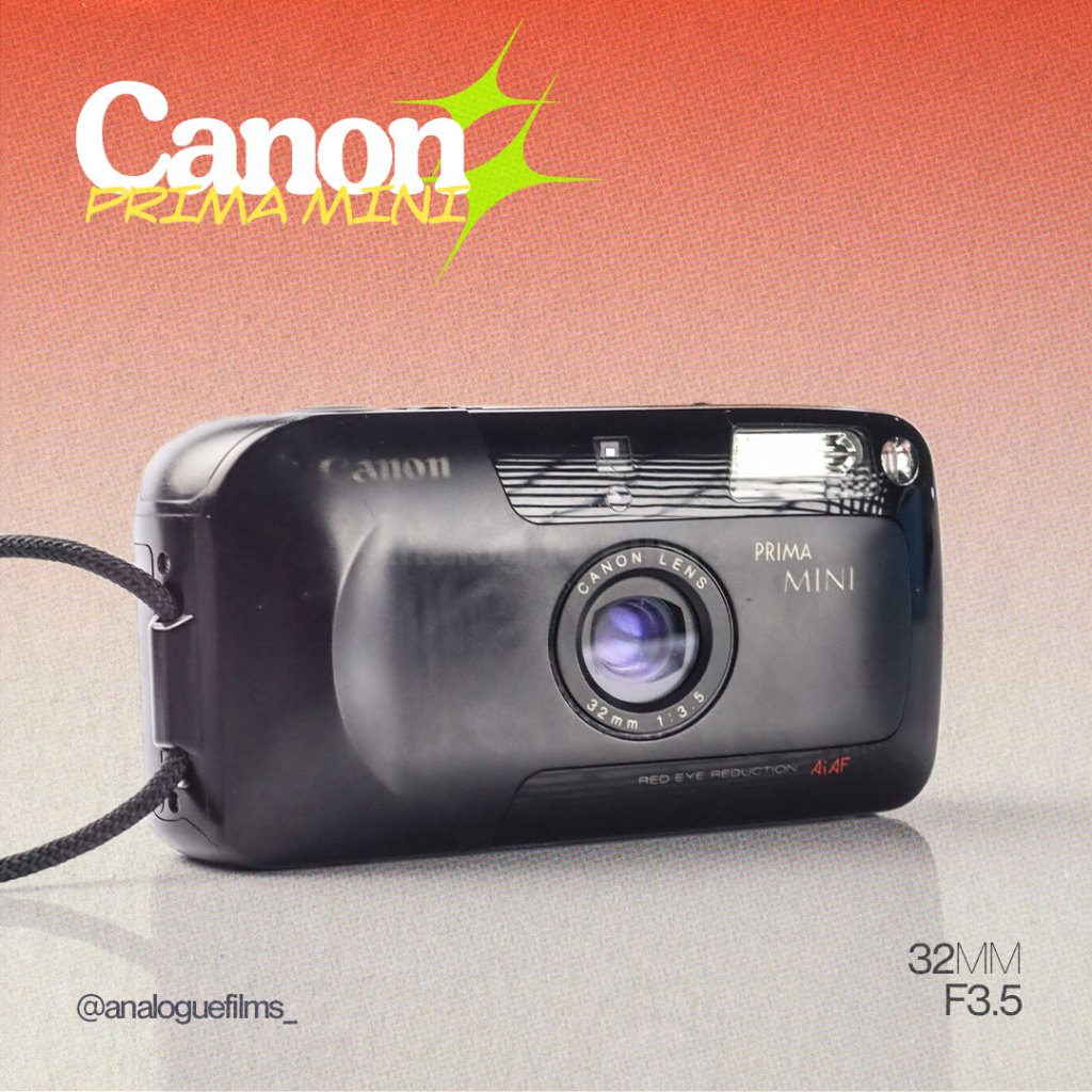 Kamera Analog Canon Prima Mini Super Mulus Normal 