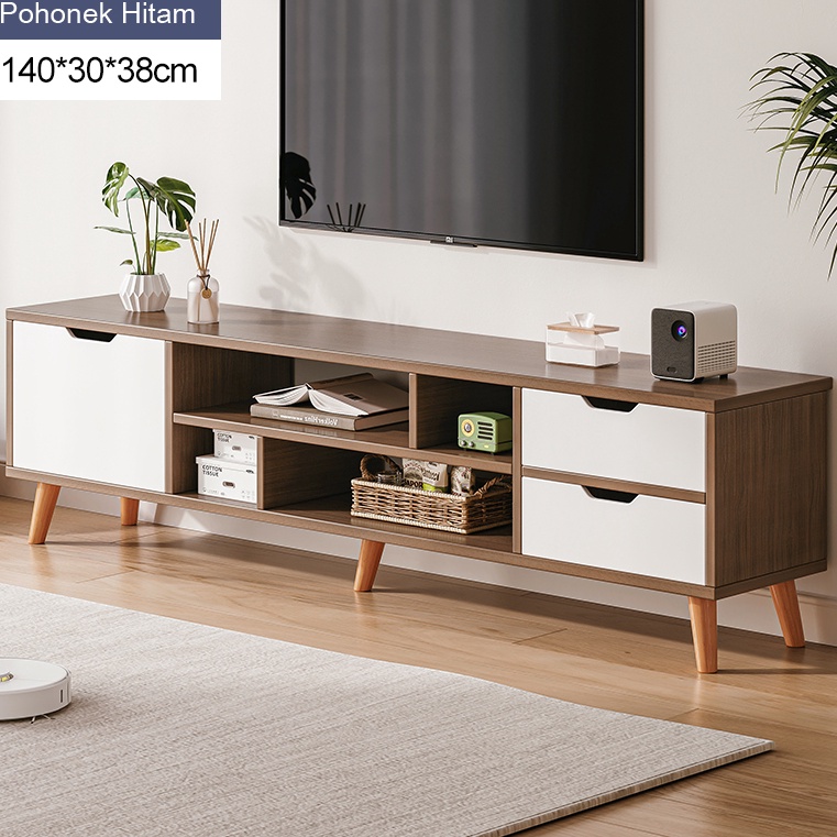 HOT SALE Dream Home Furniture 14cm Meja TV kayu TV SERBAGUNA Rak Tv Minimalis Bufet Tv Minimalis Kay