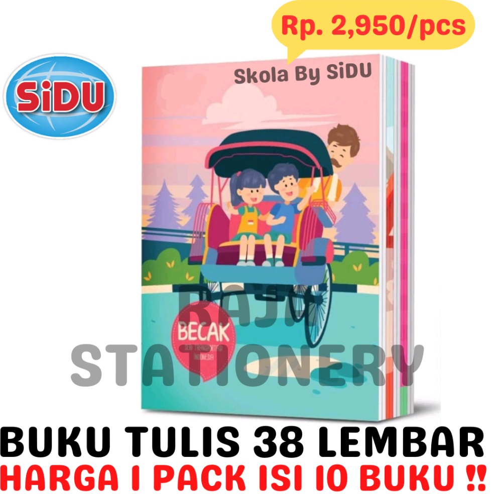 

EMB672 FLASH SALE BUKU TULIS 38 LEMBAR GARIS A5 SKOLA BY SiDU NOTEBOOK SKOLA BY SINAR DUNIA 1PCS