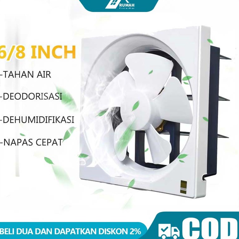 Murah Meriah WALL EXHAUST HEXOSHEKSOS FAN DINDING 1 25 CM EXHAUST FAN TEMBOK EXHAUST HEXOSHEKSOS 1 I
