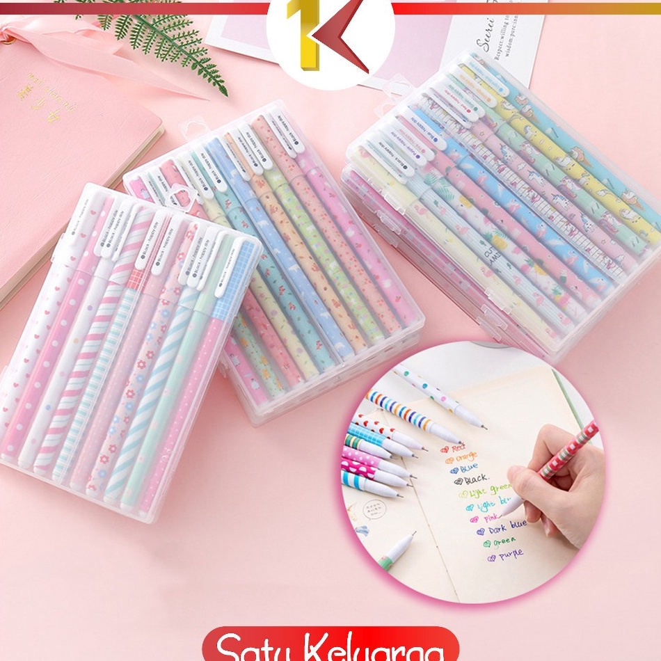 

FTU553 V44859 SKA54 Pulpen Gel Set Warna Warni 1IN1 Pena Cair Motif Karakter Pena Korea Color Pen Souvenir Set Alat Tulis Sekolah dan Kantor Import