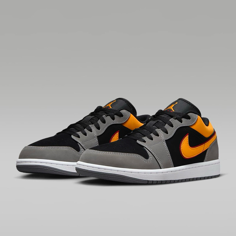 Air Jordan 1 Low Black Vivid Orange