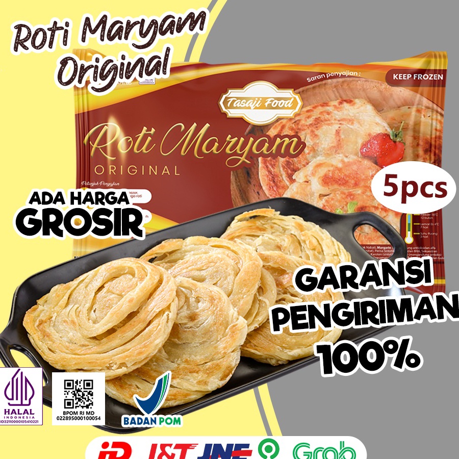 

MEGA SALE Tasaji Roti Maryam Original Roti Cane Canai