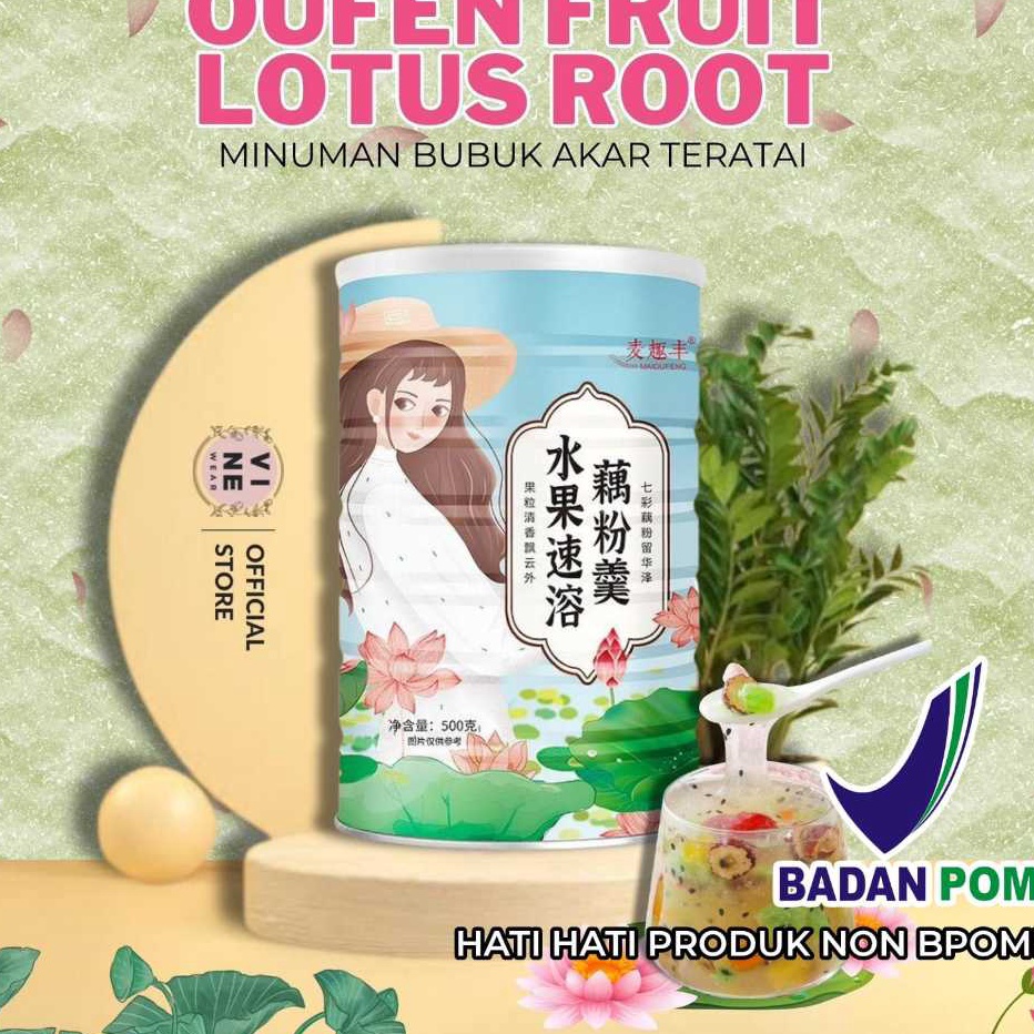 

READY STOK OUFEN LOTUS ROOT POWDER BUBUK AKAR TERATAI HEALTHY FOOD