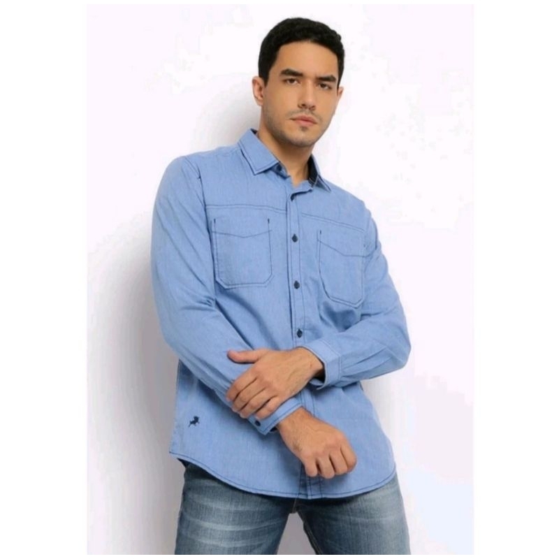Kemeja Pria Lois Jeans Original - KLL309