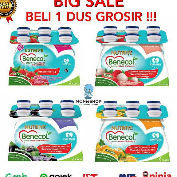 

TERMURAH Nutrive Benecol 6x1ml Blackcurrant Lecy Strawberry Orange Nutrive FIBERSHOT
