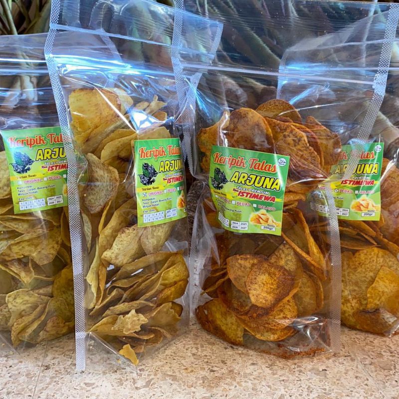 

KERIPIK TALAS ARJUNA TALAS PREMIUM 200 GRAM