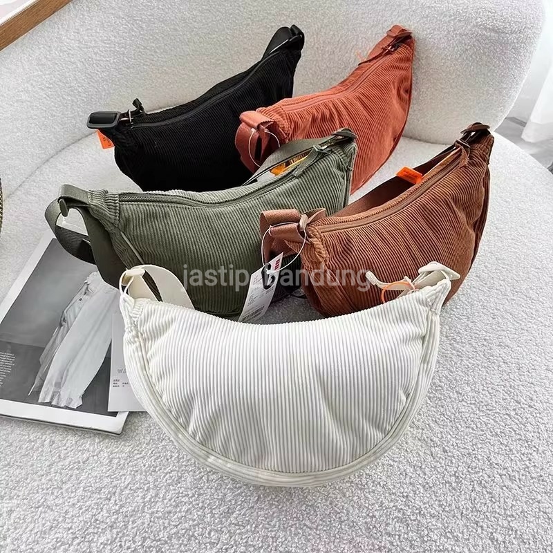 Waist Bag Corduroy / Waistbag Corduroy / Wb Corduroy / Tas Pinggang Wanita Corduroy / Waistbag Cordu