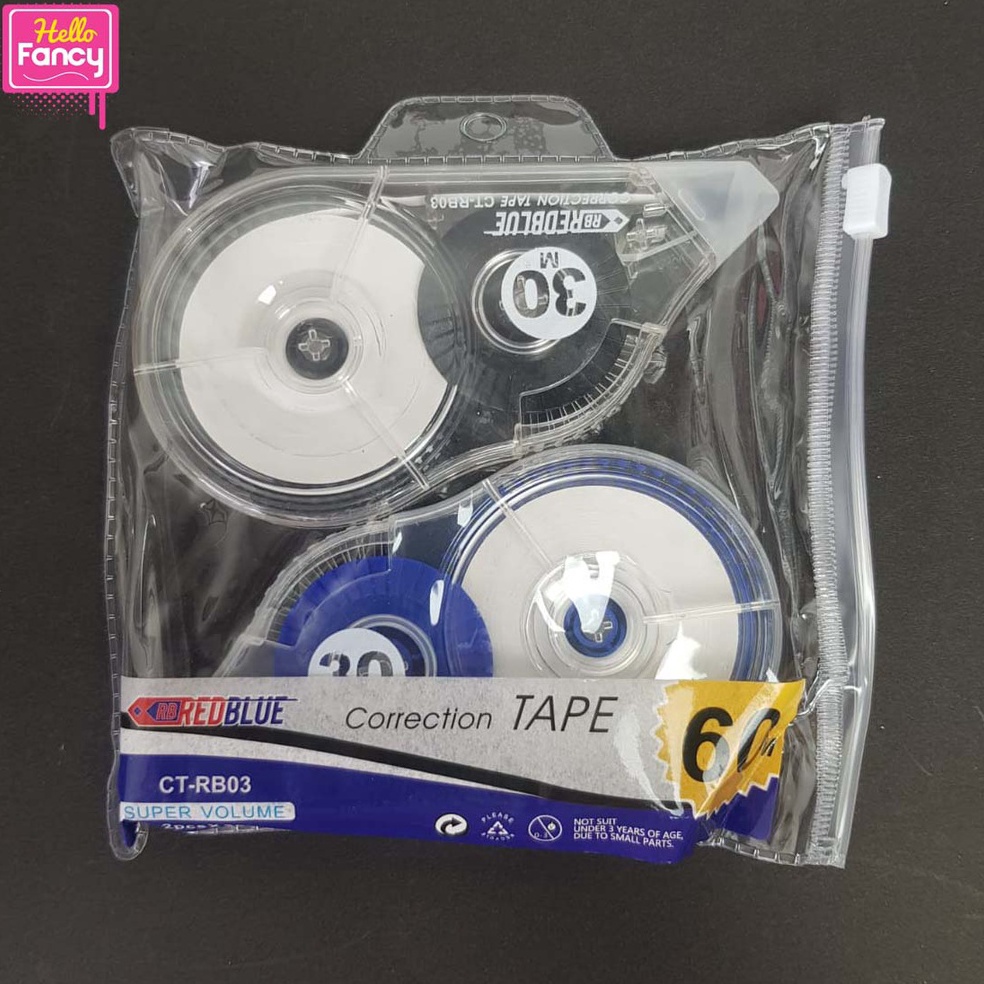 

YRS553 XG34448 Correction Tape Set 6m Candy CORTAPE Pita Koreksi Tipex Roll TipEx CC556M