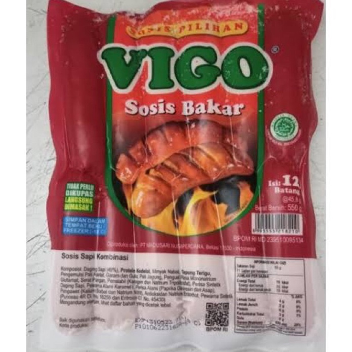 

Ready Stok vigo sosis sapi bakar isi 12 5gr