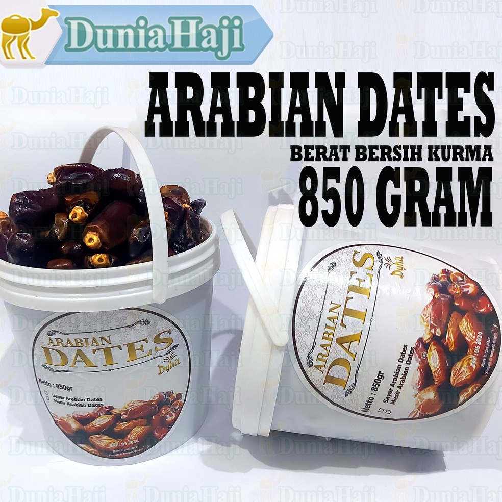 

OOB258 STAR Kurma Arabian Dates Kemasan Ember 85GR Bukan Kurma Sukari AlQossim Al Qosim Al Qassim