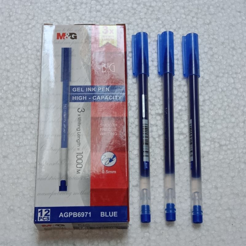 

KF | Pulpen M&G Jumbo Gen Pen 0.5 mm Hitam/Biru - SATUAN